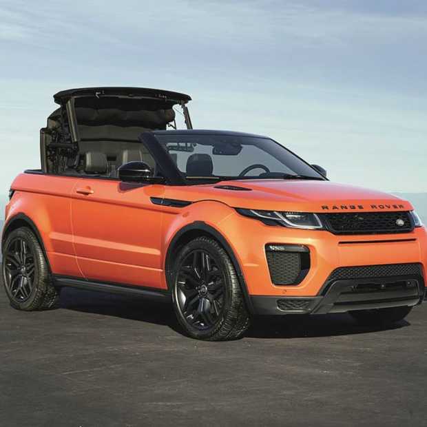 Range Rover Evoque Convertible: fraaie cabriolet laat je het hele jaar genieten
