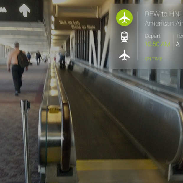 Reis-app voor Google Glass