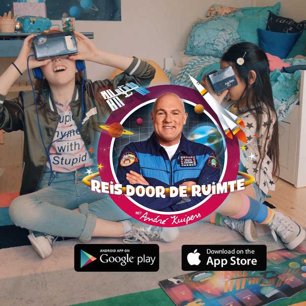 Sparen voor een reis door de ruimte met André Kuipers bij Albert Heijn