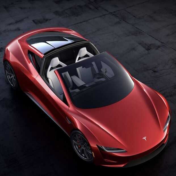Tesla Roadster gaat de Cybertruck achterna