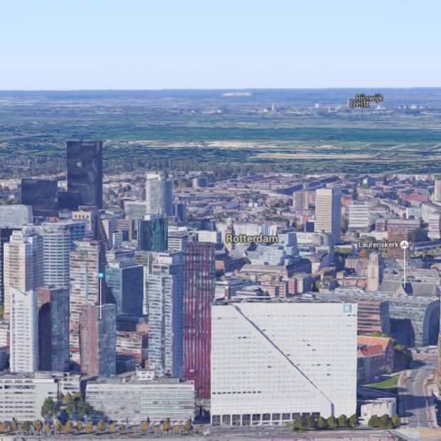 Rotterdam in 3D op Google Maps ziet er echt geweldig uit