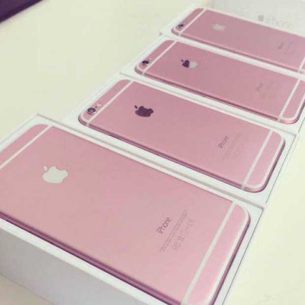 Foto's roze iPhone 6s gelekt