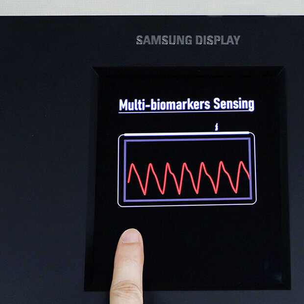 Aanraakscherm van Samsung meet je bloeddruk