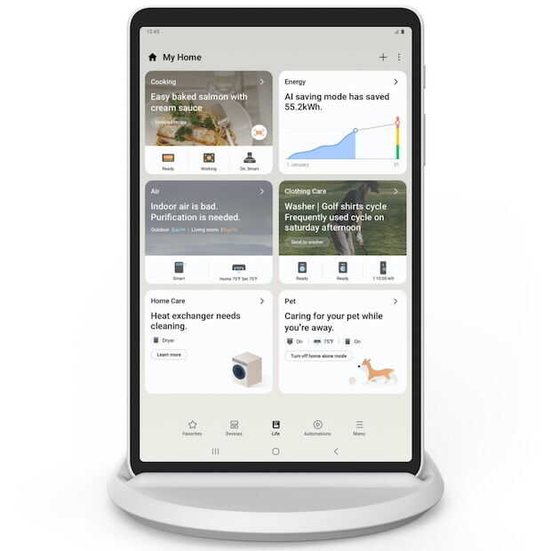 Speciale smarthome tablet van Samsung
