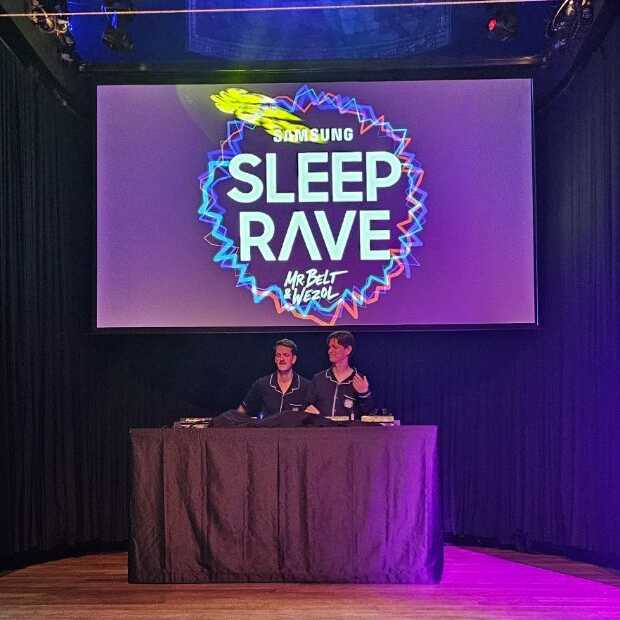 ​Samsung Sleep Rave: een slaapfeestje, maar dan echt