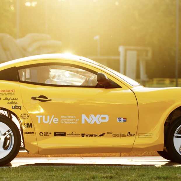 Deze ‘afvalauto’ van TU/e-studenten heet Luca