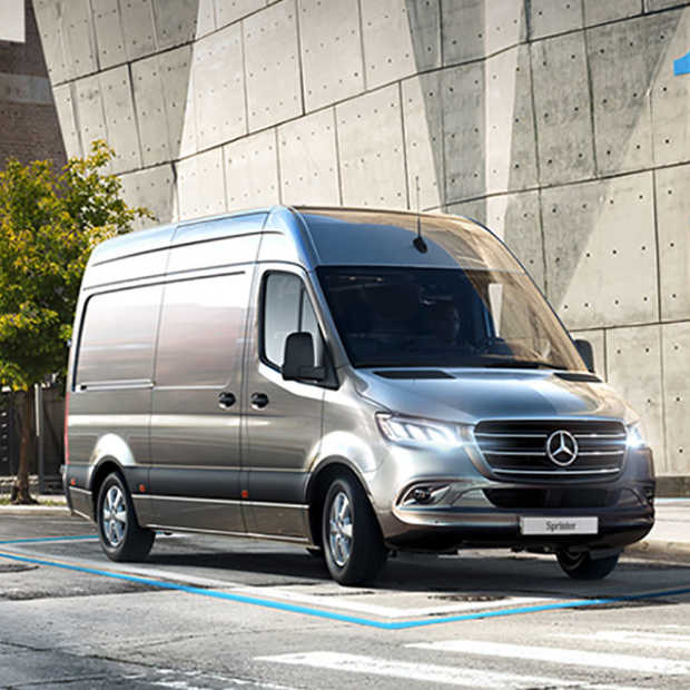 Shazammen om een proefrit te maken met de nieuwe Mercedes-Benz Sprinter