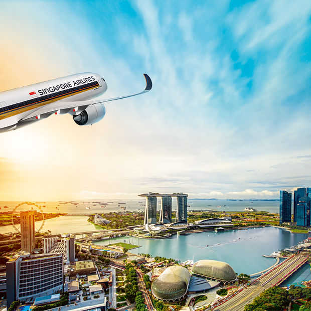 Creatieve campagnes voor nieuwe A350 van Singapore Airlines