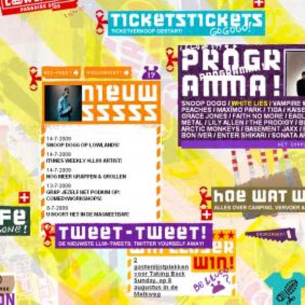 Site Lowlands genomineerd voor Design Award 