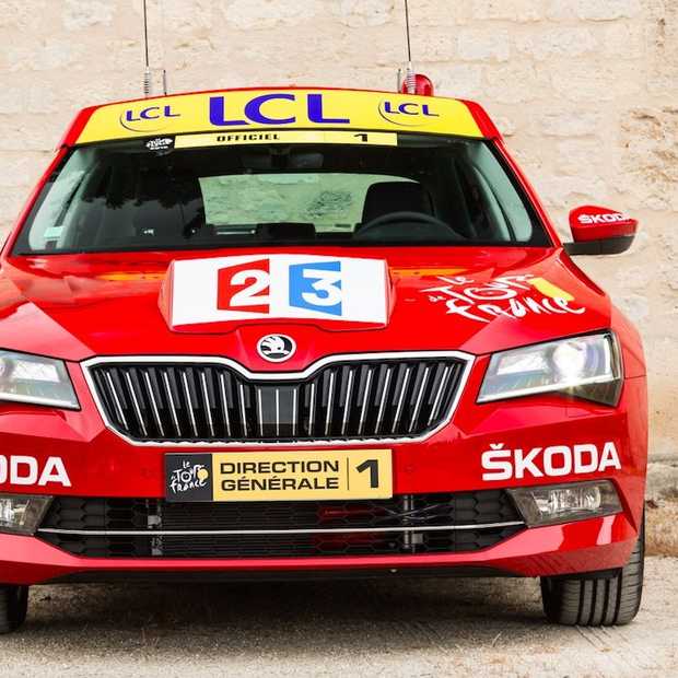 Tour de France begroet de nieuwe Škoda Superb