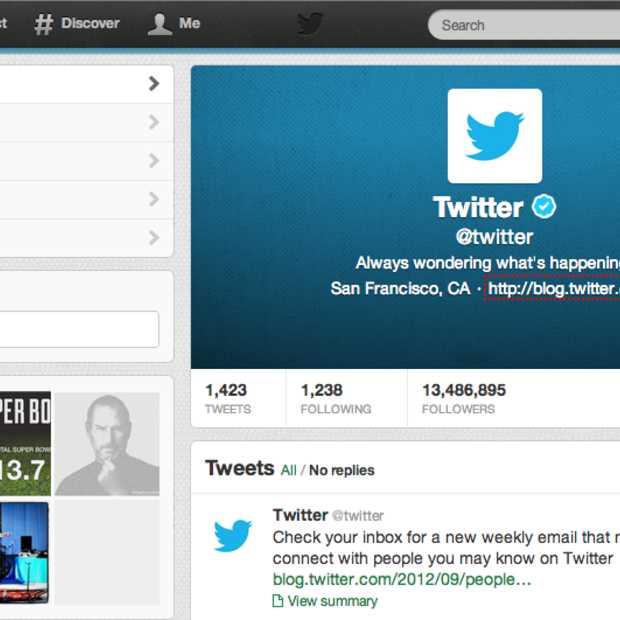 Slechts 8% van alle grote merken is overgestapt op Twitter's nieuwe design
