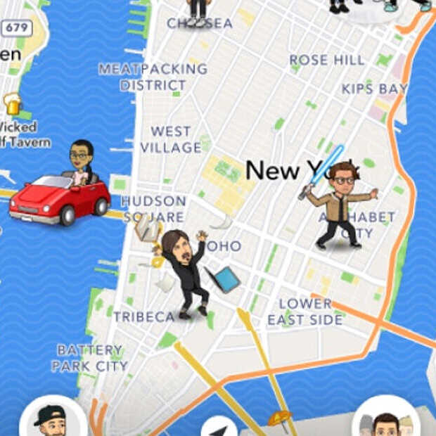 Snapchat komt met Layers: herinneringen op de wereldkaart