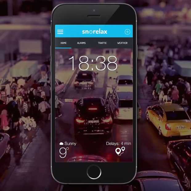 Deze app maakt je eerder wakker wanneer er files staan