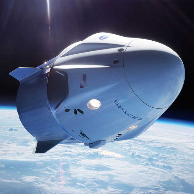 SpaceX stuurt mensen op vakantie naar de baan om de aarde