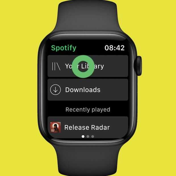 apple watch se spotify offline