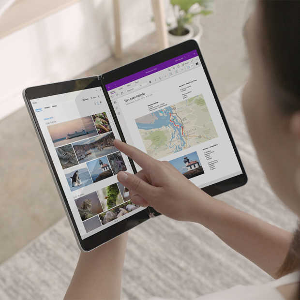 Uitklapbare tablet Microsoft Surface Neo is aangekondigd