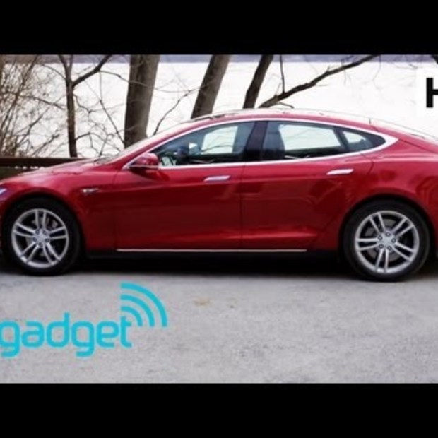 Tesla Model S review door Engadget