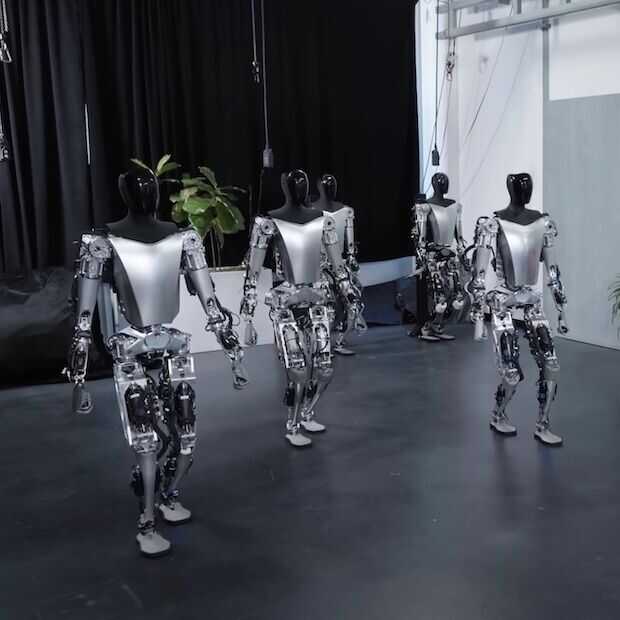 Tesla toont voortgang van de menselijke robot