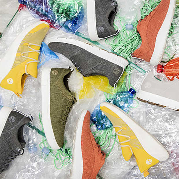 Nieuwe Timberland schoen bestaat voor 50% uit gerecyclede petflessen