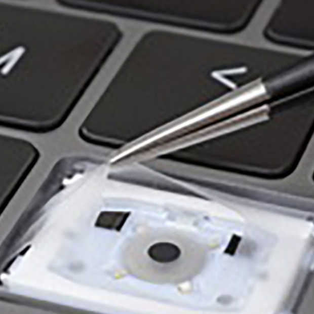 Het nieuwe toetsenbord van Macbook Pro gaat stof tegenhouden