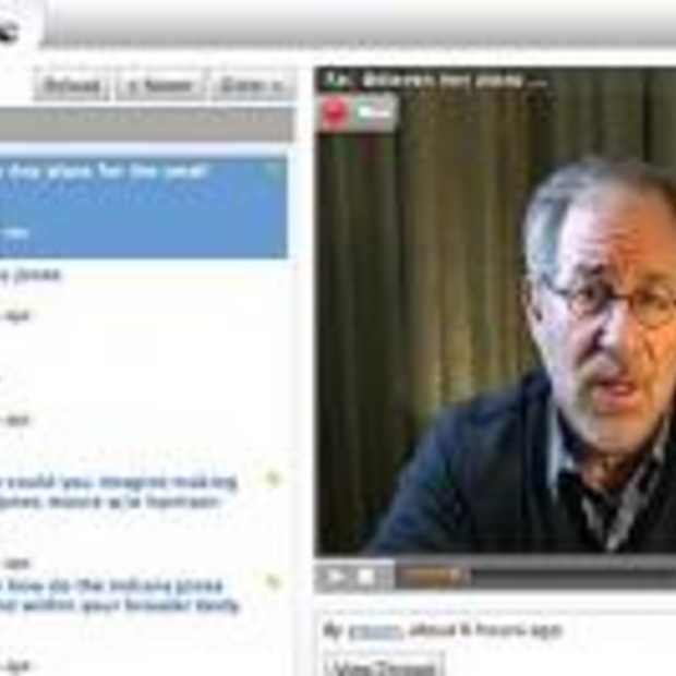 Twitter-video Seesmic met Spielberg, Lucas en Ford