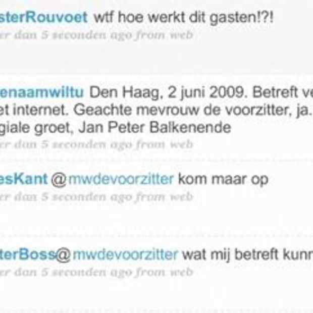 Twitteren doen ze ook in Den Haag