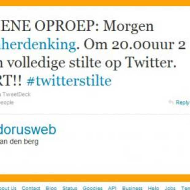 #twitterstilte op 4 mei 2010 om 20 uur 