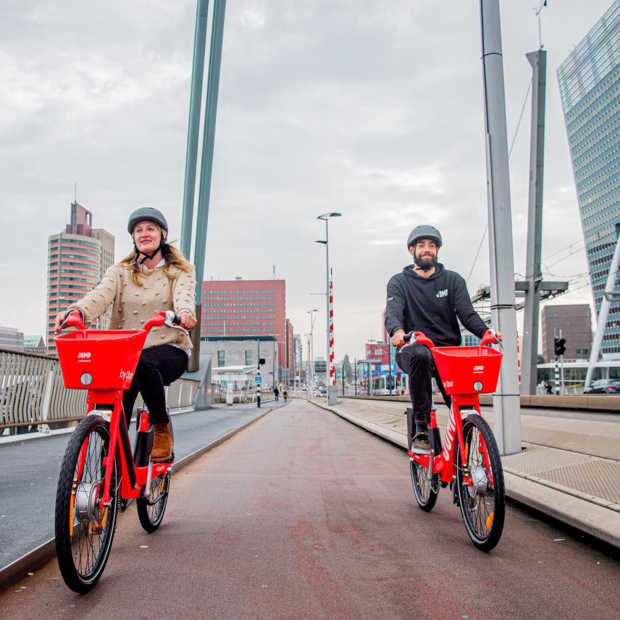De elektrische fietsdienst Jump van Uber nu ook beschikbaar in Rotterdam