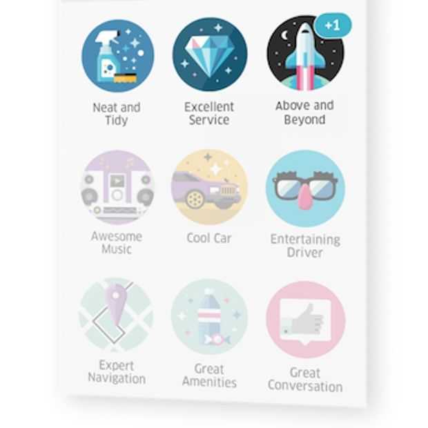 Uber-chauffeurs krijgen straks stickers van passagiers