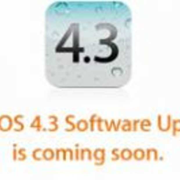 Vanaf 11 maart is iOS 4.3 beschikbaar