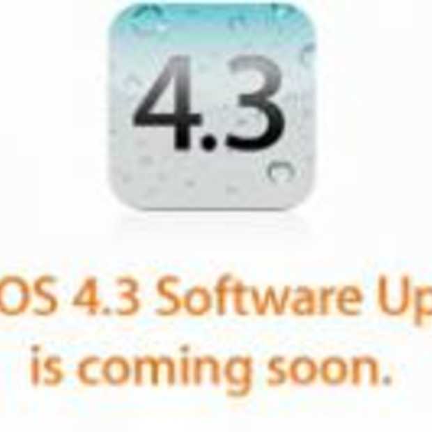 Vanaf 11 maart is iOS 4.3 beschikbaar