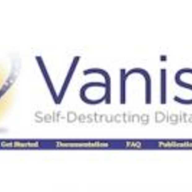 Vanish je berichten van Internet