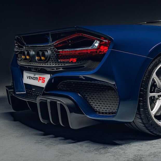 De Hennessey Venom F5 heeft meer pk’s dan de Red Bull van Max
