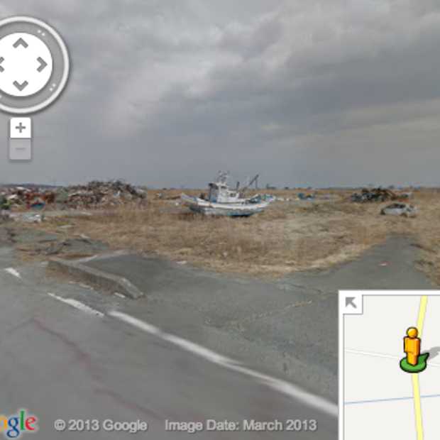 Verlatenheid Fukushima zichtbaar met Google Street View