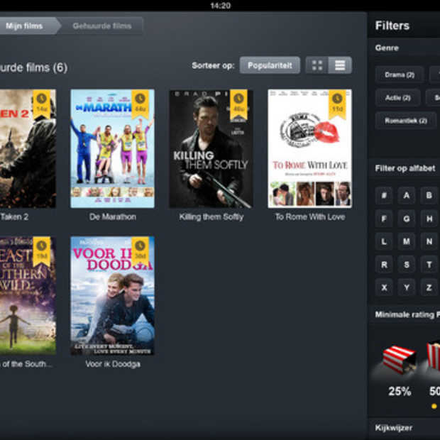 Video-on-demand dienst van Pathé Thuis nu ook op de iPad