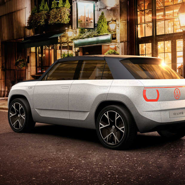 Volkswagen ID LIFE duurzaam stadsautootje voor de toekomst