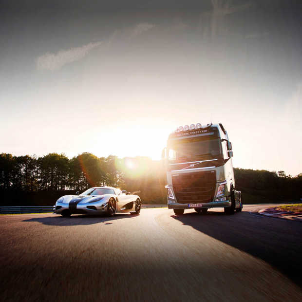 Koenigsegg vs. Volvo Truck