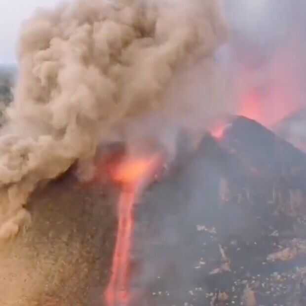 Vulkanisch spektakel op het Canarische eiland La Palma