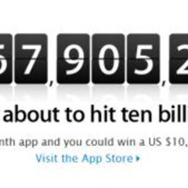 Wanneer haalt de App store haar 10 miljardste download?