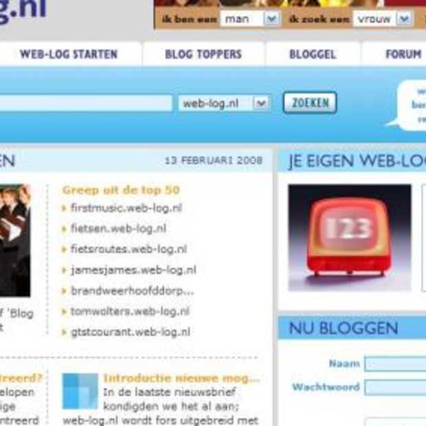 Webloggen in de lift
