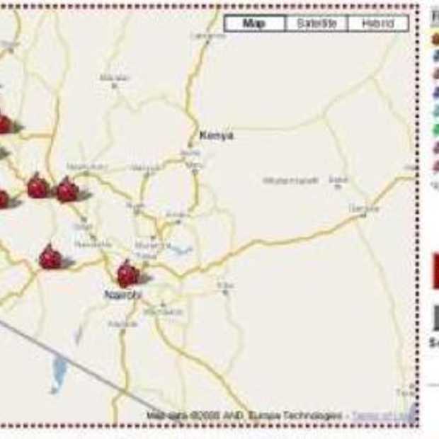 Website brengt brandhaarden Kenia in beeld