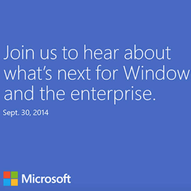 It's official: Windows 9 event op 30 september
