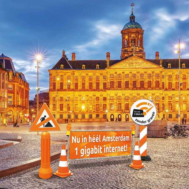 ​Ziggo biedt heel Amsterdam gigabit-internet