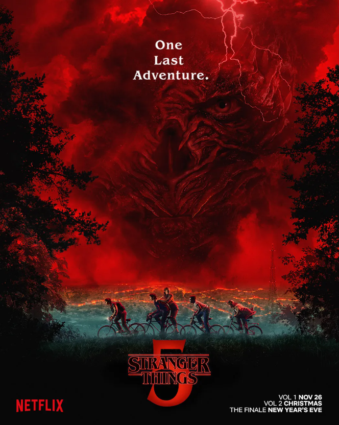 Stranger Things poster seizoen 5
