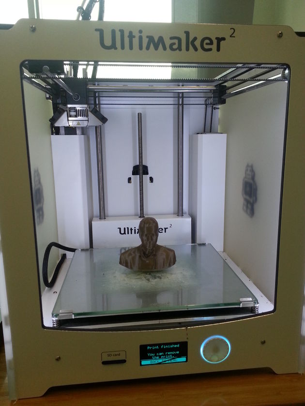 In 3D geprint beeldje  