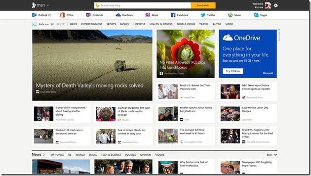 Preview nieuwe MSN