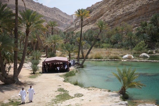 Wadi Bani Khalid, een klein paradijs in de woestijn
