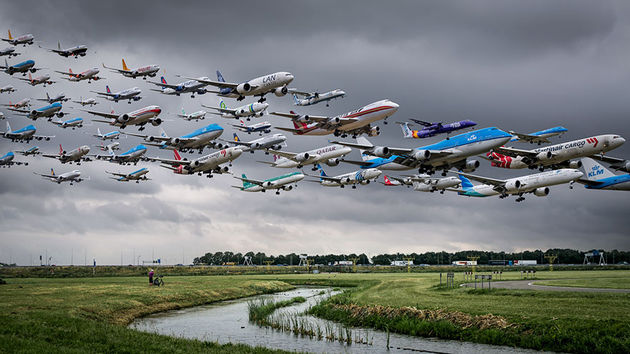 Amsterdam Schiphol Airport.