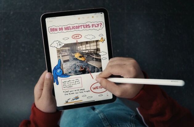 Die nieuwe iPad mini is compacter \u00e9n kan met de Apple Pencil 2 gebruikt worden.