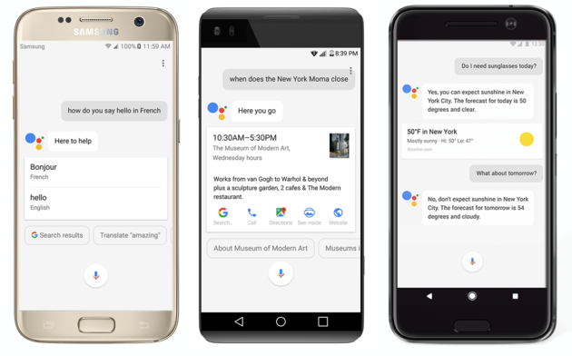 Samsung, LG, HTC, ze krijgen allemaal Google Assistant.